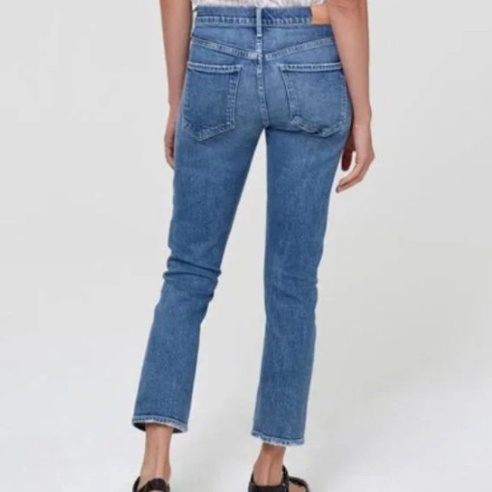 Citizens of Humanity Jeans Elsa Mid Rise Slim Straight Medium/Dark Wash Size 26